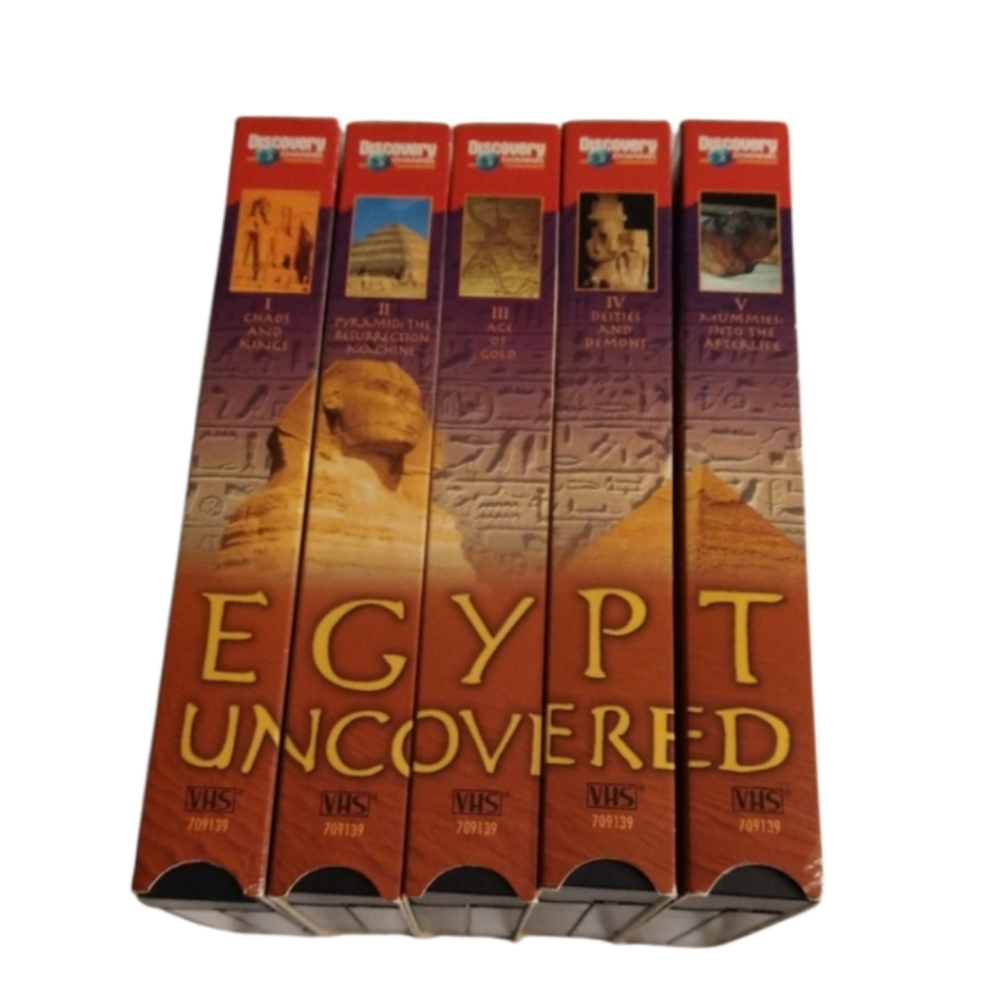 Egypt uncovered discovery channels set vhr tapes